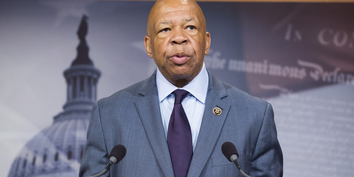 Rep. Elijah Cummings: I never said Trump would go down as one of the 'great presidents'