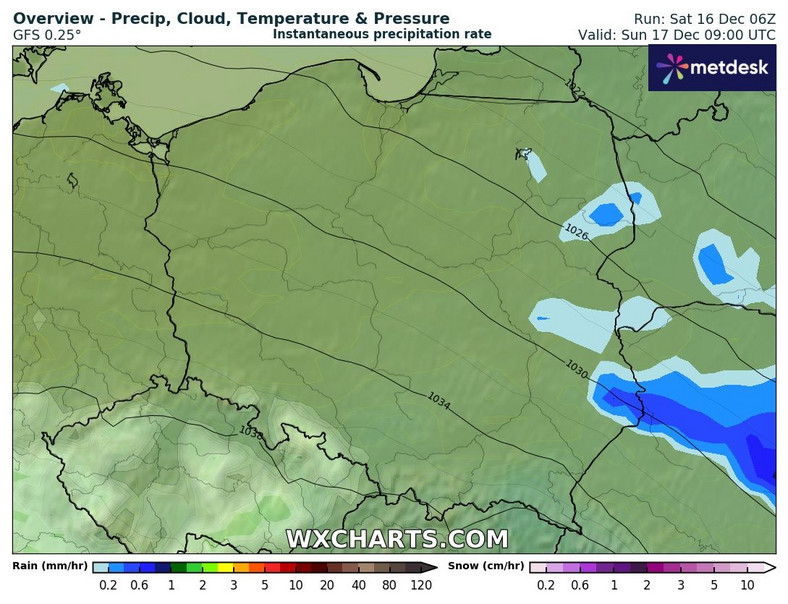 Dziś słabo popadać może szczególnie na wschodzie