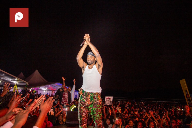 Jamaican dancehall star Konshens during a past show in Nairobi (Pulse Live Kenya)
