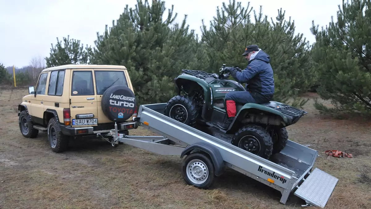 Brenderup ATV-2: przyczepa idealna do transpotu quada