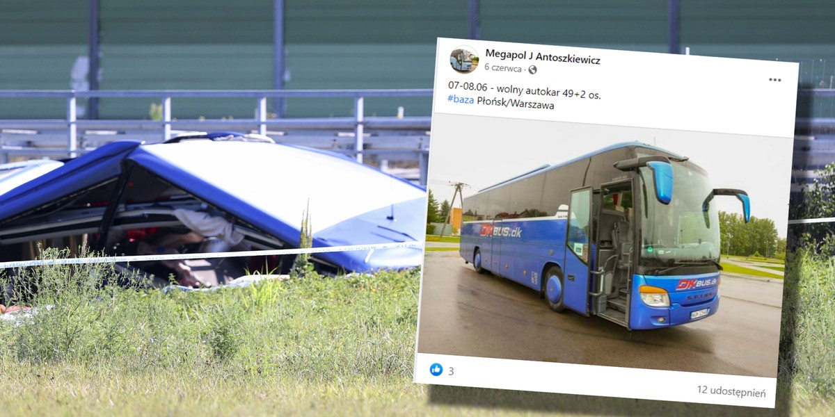 Właściciel autokaru jest wstrząśnięty wypadkiem