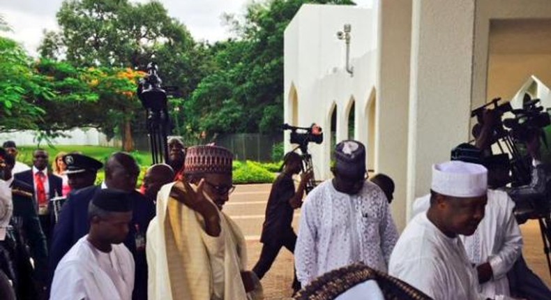 President hosts inauguration luncheon at Aso Rock