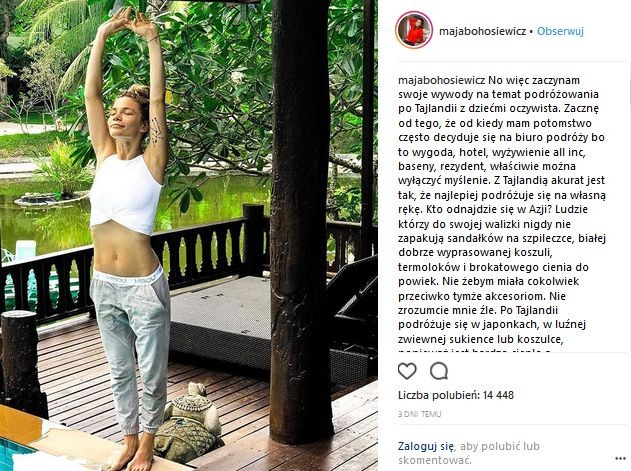 Maja Bohosiewicz w Tajlandii