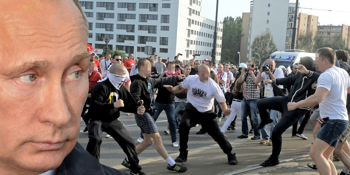 Putin i zadyma kibiców