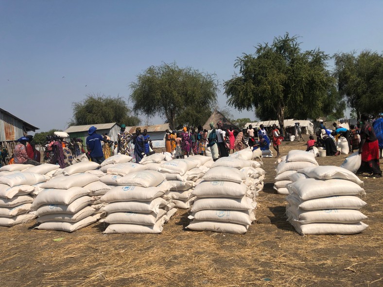 Sudan Południowy, dystrybucja żywności