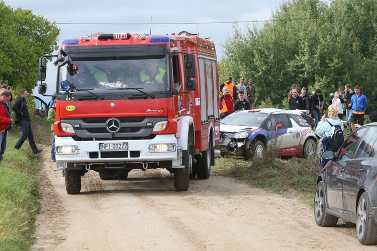 Robert Kubica dachował przed Rajdem Polski