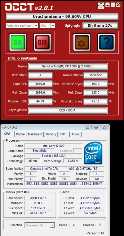 Brawo ECS X58B-A! Płyta osiągnęła rekordową wartość BCLK – 215 MHz