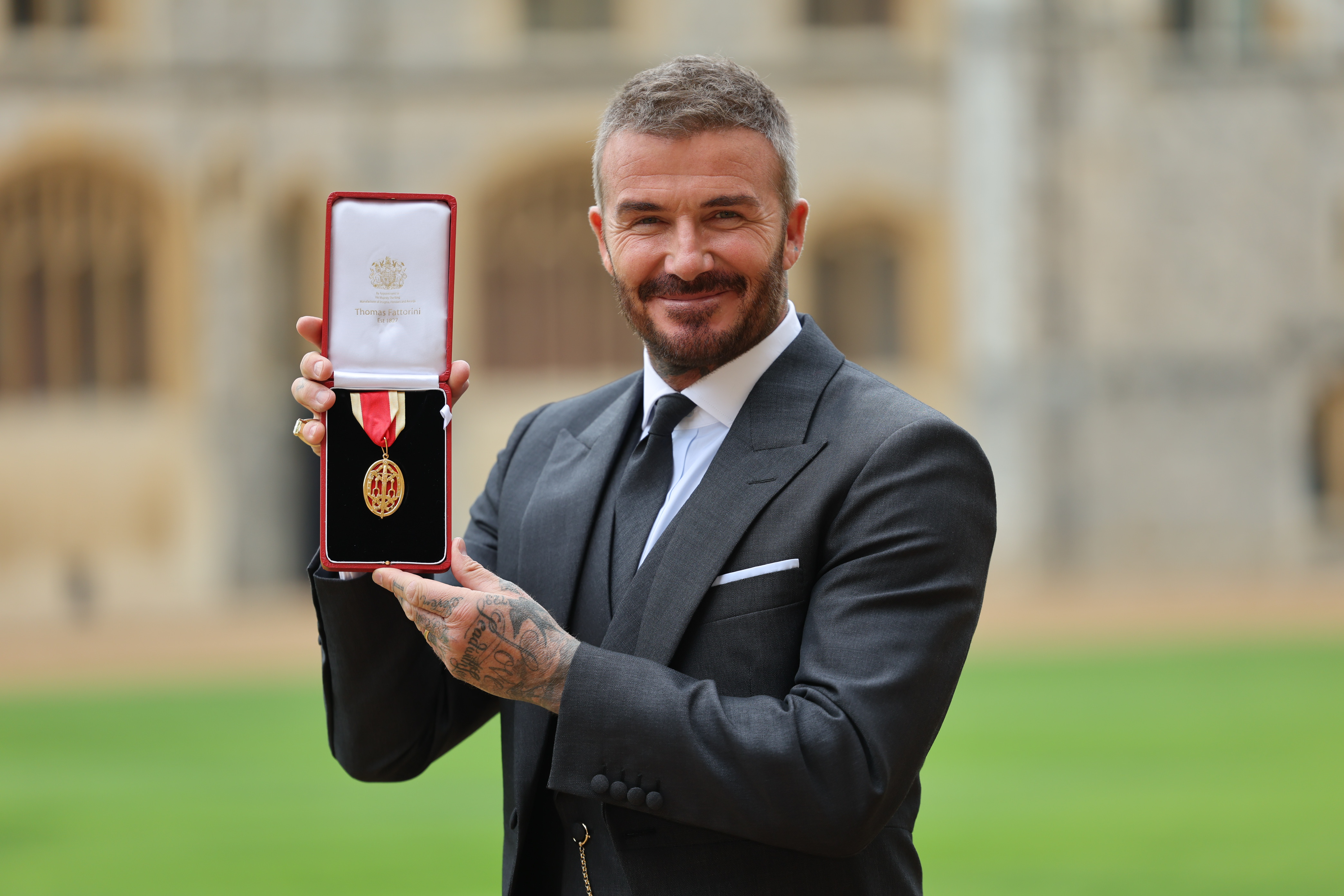 Beckham receives knighthood from King Charles - Victoria now Lady Beckham