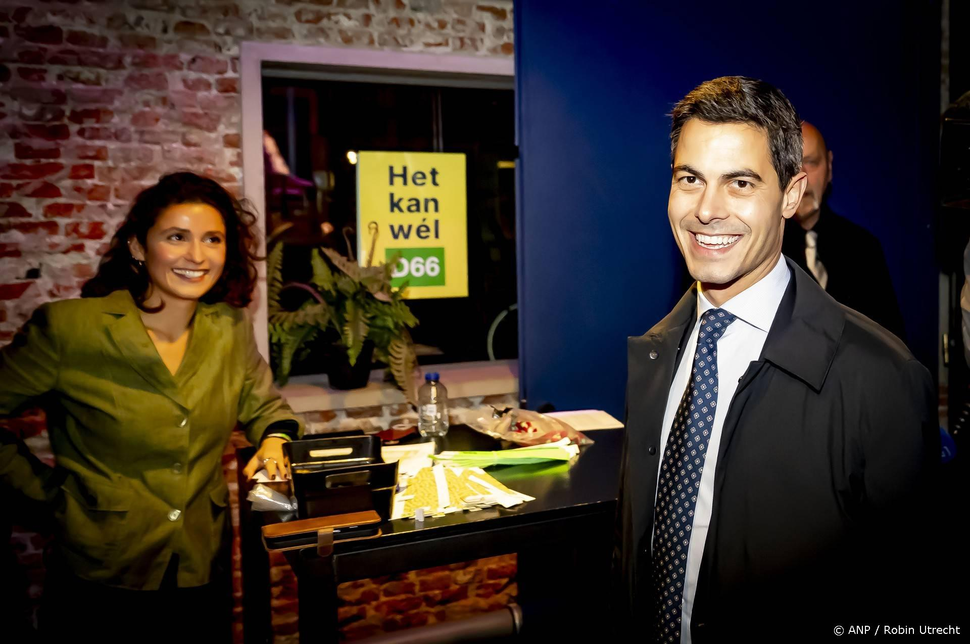 D66 grootste partij met 27 zetels, CDA maakt comeback naar 19