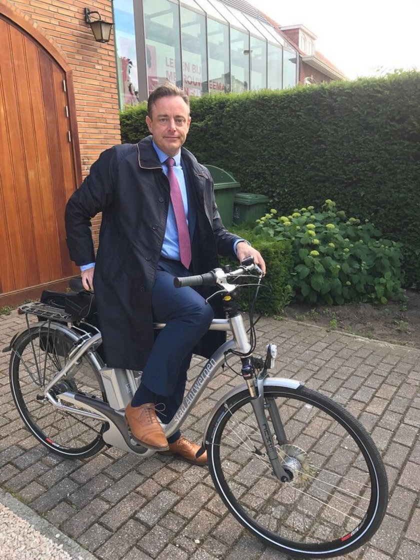 Burmistrz Antwerpii Bart De Wever