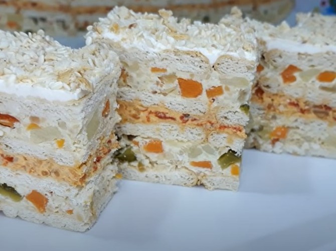 Posna slana torta