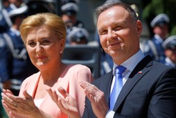 Andrzej Duda i Agata Kornhauser-Duda