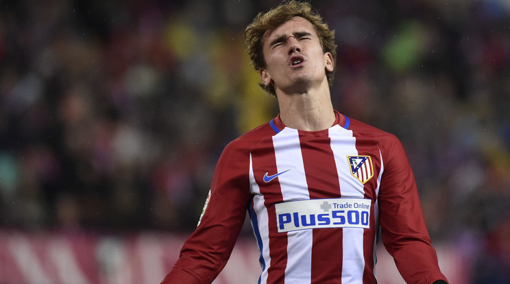 Griezmann maga sem hitte el a látványt /Fotó: AFP