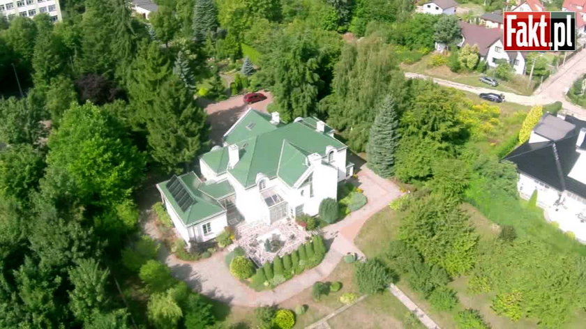 Ogród i dom Wałęsy