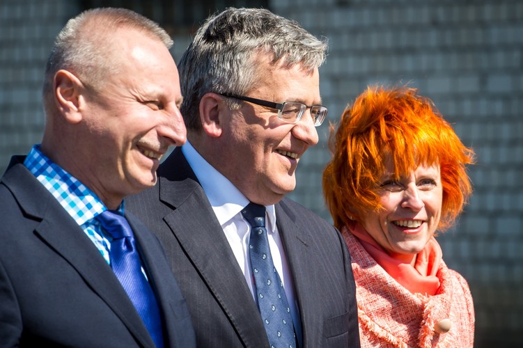 BRONISŁAW KOMOROWSKI ODWIEDZIŁ BUDOWĘ, KTÓREJ... NIE BYŁO?