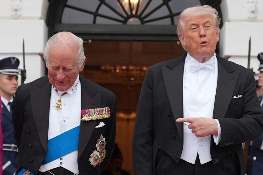 Kralj Čarls i Donald Tramp u Vašingtonu 28. aprila