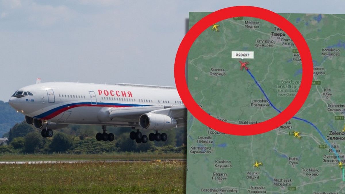 Ewentualna ucieczka Putina z Moskwy była śledzona przez tysiące osób na Flightradar24
