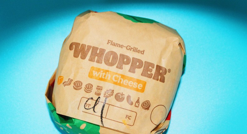 I ranked five of Burger King's most popular cheeseburgers, and the chain's signature burger was the most impressive.Erin McDowell/Business Insider