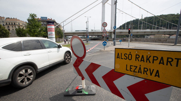 Idén először a március 18-19-i hétvégén nyílik meg a Pesti alsó rakpart egy szakasza/ Fotó: Zsolnai Péter