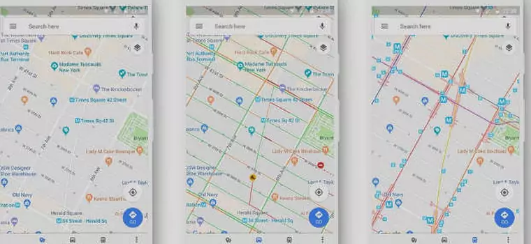 Google maps dostanie tuning interfejsu