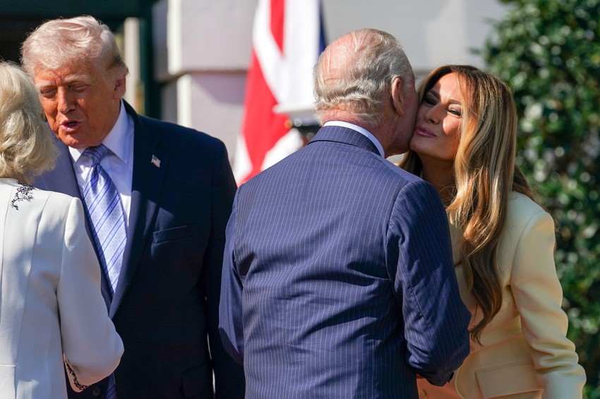 Melanija i Donald Tramp dočekali Čarlsa i Kamilu