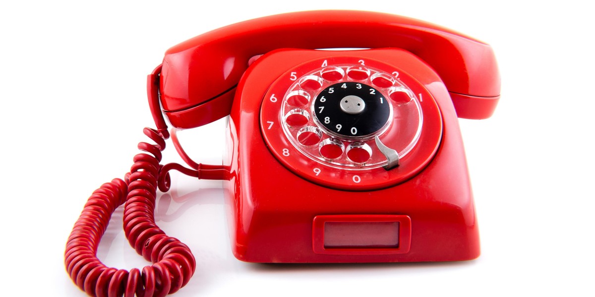 Vintage Red Telephone