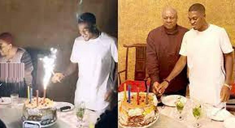 How Former President Mahama celebrated his footballer son, Sharaf's birthday with a lavish party