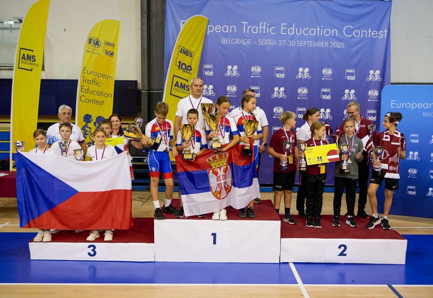Srbija osvojila zlato na FIA Evropskom takmičenju u poznavanju saobraćaja