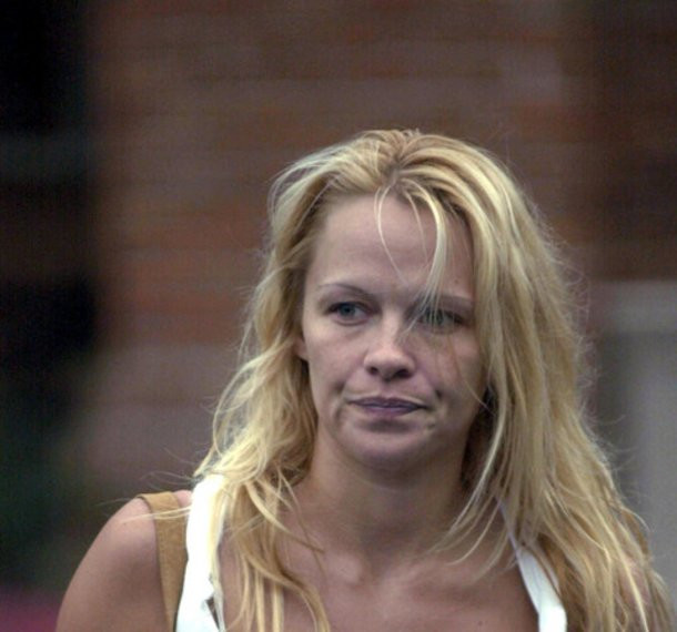 Pamela Anderson bez makijażu