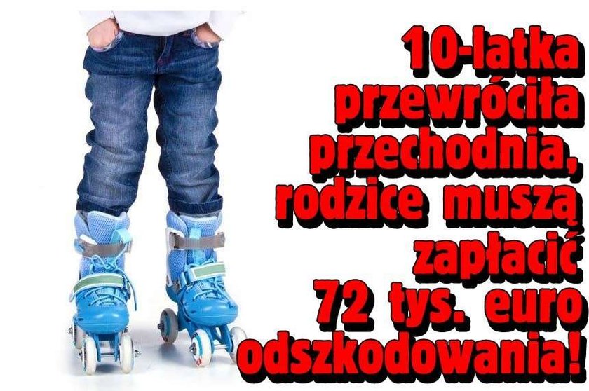 10-latka przewróciła przechodnia, rodzice zapłacą 72 tys. euro odszkodowania!?