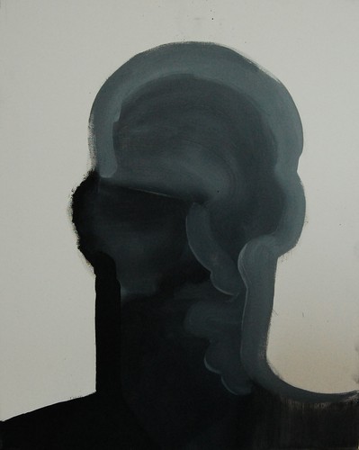 'Szkice do portretu 26', Cezary Bednarczyk, olej na płótnie, 50x40 cm