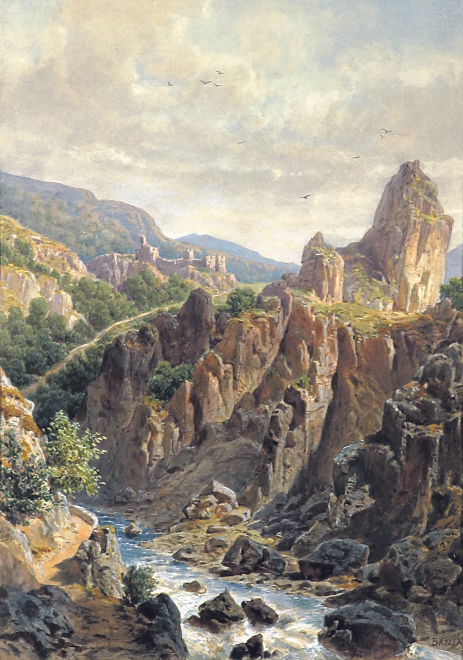 Feliks Kanic, Banja Soko-grad, 1860.