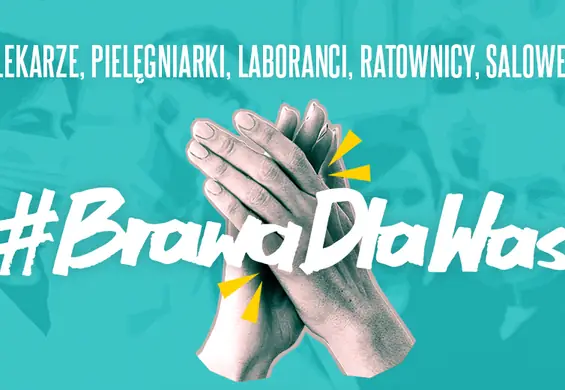 Media dziękują pracownikom służby zdrowia. Rusza akcja #BrawaDlaWas