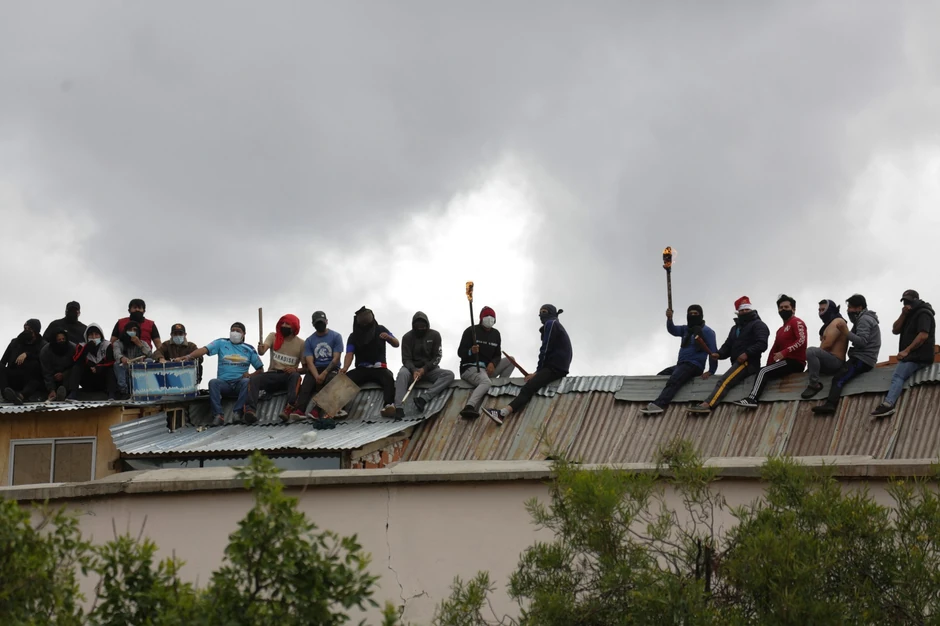 Protest zatvorenika San Pedra u La Pazu, Bolivija, u decembru 2022.