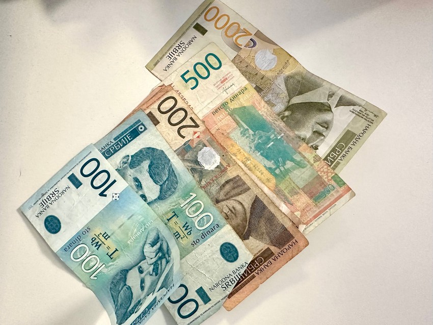 Novčanice, dinar