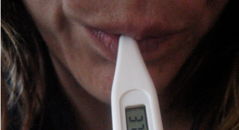 sick thermometer