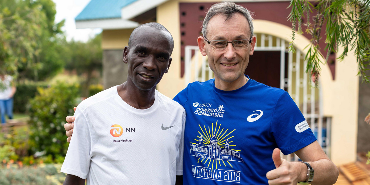 Eliud Kipchoge i Ryszard Opiatowski