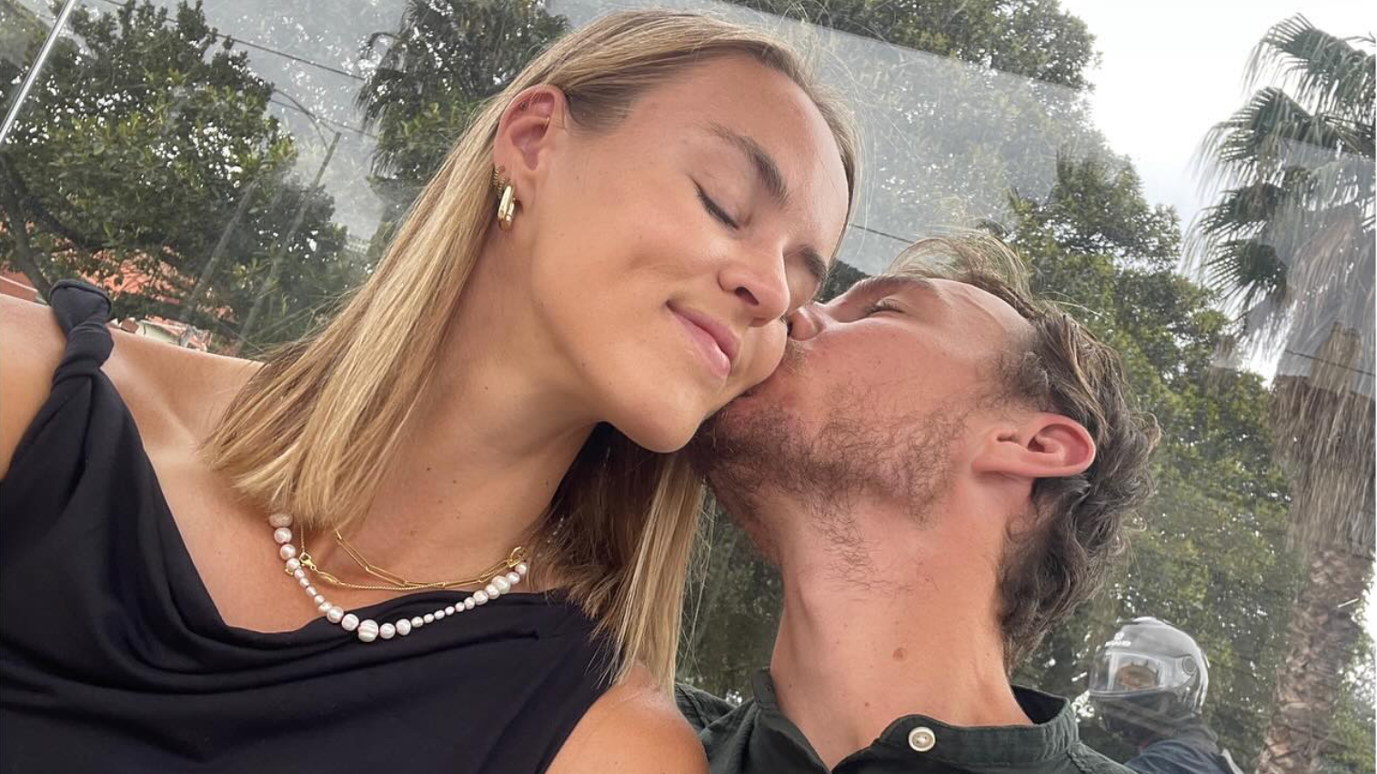 Anna Karolína Schmiedlová s Lukášom Kleinom.