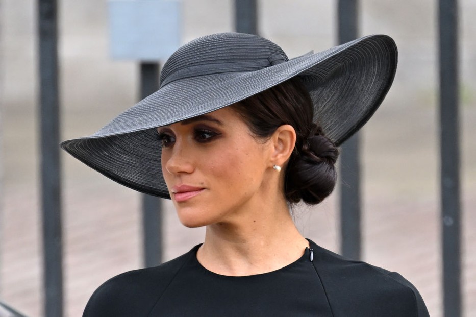 Meghan Markle II. Erzsébet királyné temetésén. Fotó: Getty Images