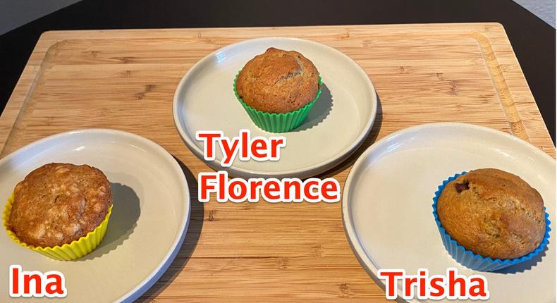 I decided to compare muffin recipes from three different celebrity chefs. Paige Bennett