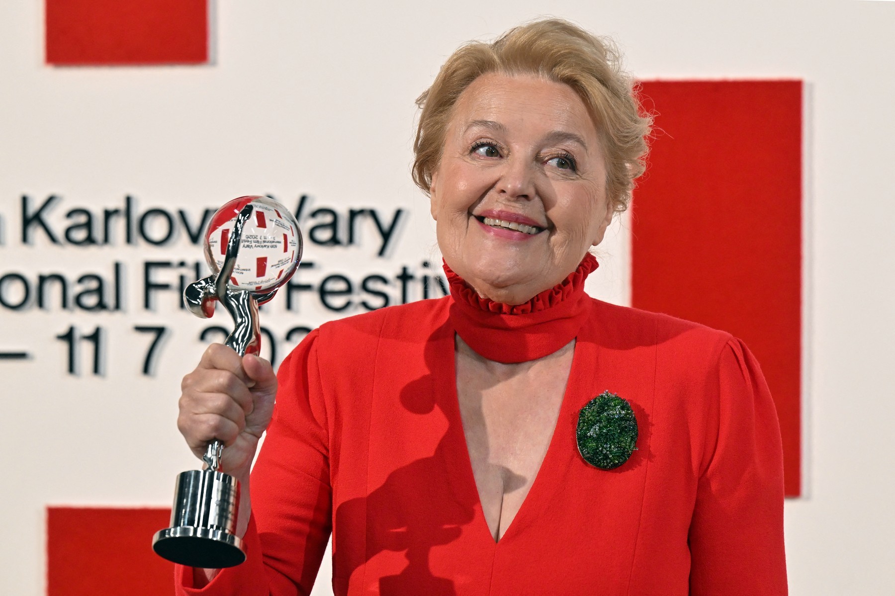 Bývalá herečka a diplomatka Magda Vášáryová. 