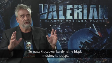 Luc Besson o filmie "Valerian i Miasto Tysiąca Planet": Pieniądze i przyszłość kina? W ogóle mnie to nie obchodzi