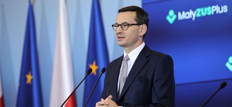 Jest projekt ustawy ws. Małego ZUS plus. Morawiecki: Pomoże rozwinąć skrzydła małym firmom