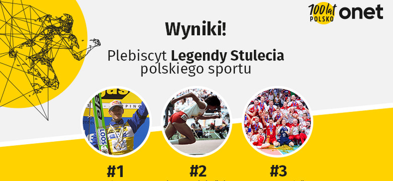 Wybraliście Legendy Stulecia polskiego sportu. Wyniki plebiscytu [INFOGRAFIKA]