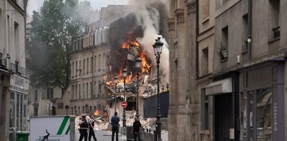 Ogromny pożar w Paryżu po wybuchu gazu. Trwa akcja gaśnicza