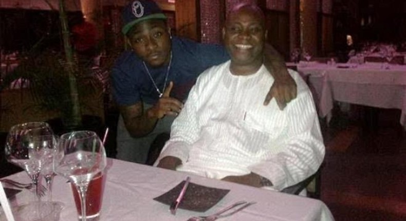 Davido and his dad, Deji Adeleke