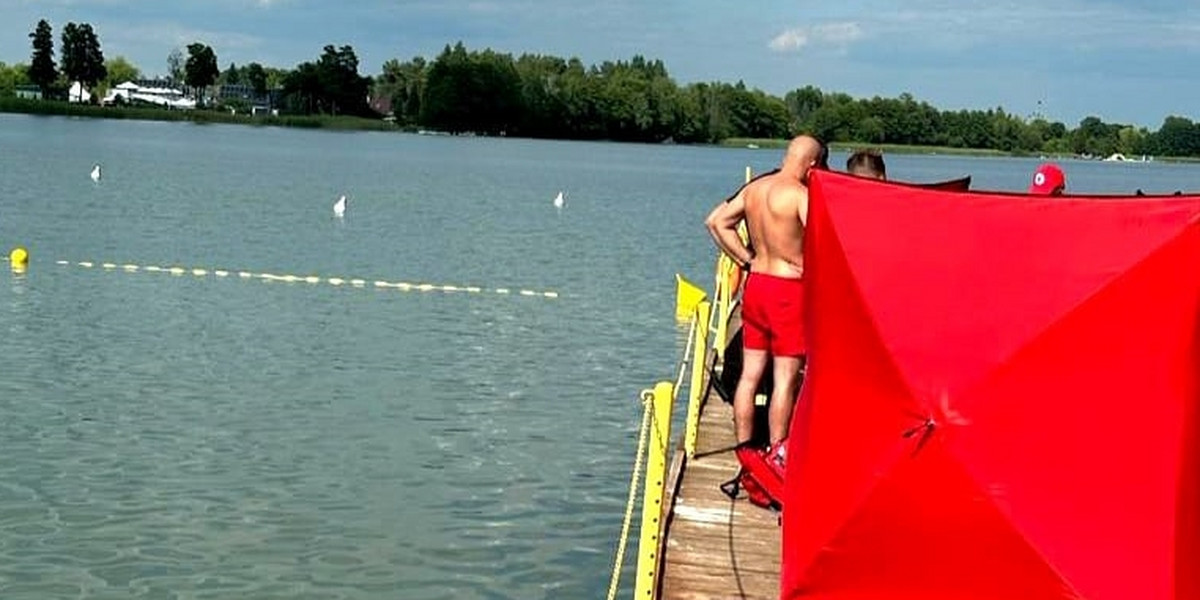 Dramatyczne doniesienia z Lubelszczyzny. Nad jeziorem Białym w Okunince utonęła 54-letnia kobieta.