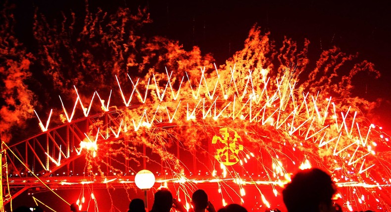 Sydney, Australia, hosts one of the largest New Year's Eve celebrations you'll find anywhere, with over a million people gathering at the Sydney Harbor Bridge to watch a stunning display of fireworks and light parades.