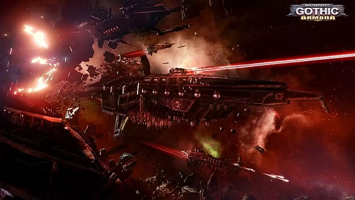 Battlefleet Gothic: Armada - zobaczcie w akcji flotę Chaosu