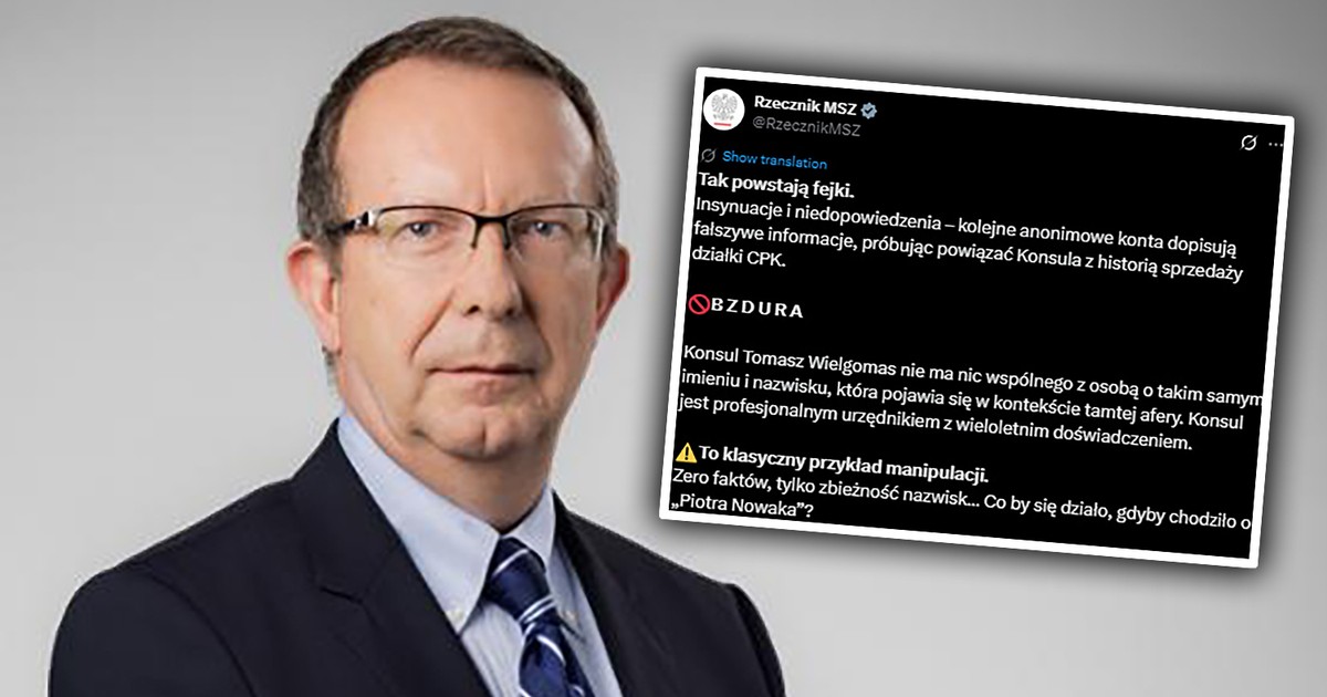 Niespodziewany odprysk afery z działką pod CPK. MSZ pilnie reaguje. "Bzdura. Tak powstają fejki"